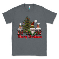 Charcoal Heather merry christmas with gnomes Classic Tee - AdoDesignShop
