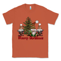 Copper merry christmas with gnomes Classic Tee - AdoDesignShop