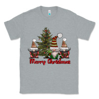 Heather Grey merry christmas with gnomes Classic Tee - AdoDesignShop
