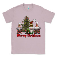 Lilac merry christmas with gnomes Classic Tee - AdoDesignShop