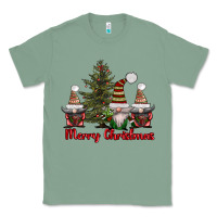 Sage merry christmas with gnomes Classic Tee - AdoDesignShop
