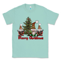 Seafoam merry christmas with gnomes Classic Tee - AdoDesignShop