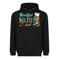 Black thankful nurse Heavyweight Hoodie - BundleAndBundleShop