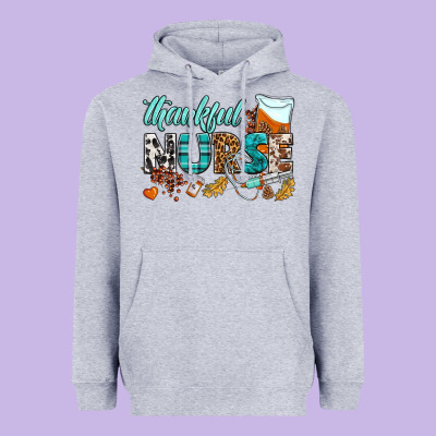 Thankful Nurse Heavyweight Hoodie Designed By Bundleandbundleshop