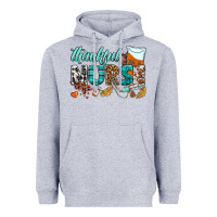 Heather Grey thankful nurse Heavyweight Hoodie - BundleAndBundleShop