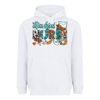 White thankful nurse Heavyweight Hoodie - BundleAndBundleShop