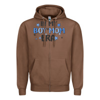 Chestnut in my boy mom era Zipper Hoodie - MaliasSmallBusiness