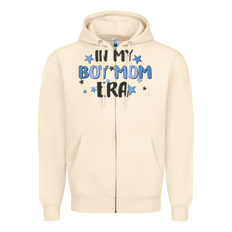 In My Boy Mom Era Zipper Hoodie by MaliasSmallBusiness | Teevron
