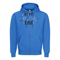 True Royal in my boy mom era Zipper Hoodie - MaliasSmallBusiness
