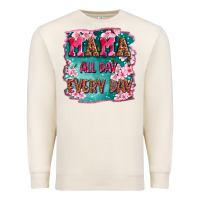Sandshell mama all day everyday Premium Sweatshirt - LillyAllenDesigns