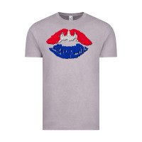 Vintage Zinc cambodian flag lips Vintage Tee - AdoDesignShop