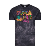 Cloud Black summer vibes Vintage Tee - AdoDesignShop