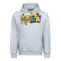 Heather Grey nola cake mardi gras Urban Hoodie - CowGirlArtShop