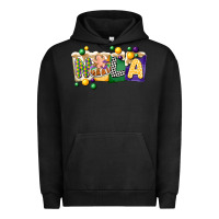 Pigment Black nola cake mardi gras Urban Hoodie - CowGirlArtShop