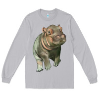 Moon Dust baby hippo Long Sleeve Tee - LillyAllenDesigns