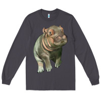 Smoke baby hippo Long Sleeve Tee - LillyAllenDesigns