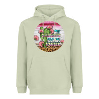 Matcha my students are on point round earring Heavyweight Hoodie - BundleAndBundleShop