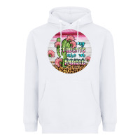 White my students are on point round earring Heavyweight Hoodie - BundleAndBundleShop