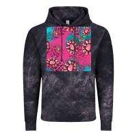 Cloud Black pink turquoise gemstoes seamless pattern Vintage Hoodie - HRA Design Shop