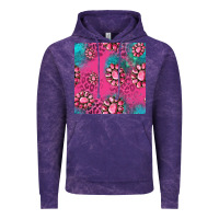 Cloud Purple pink turquoise gemstoes seamless pattern Vintage Hoodie - HRA Design Shop