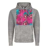 Pink Turquoise Gemstoes Seamless Pattern Vintage Hoodie | Teevron