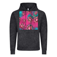Vintage Black pink turquoise gemstoes seamless pattern Vintage Hoodie - HRA Design Shop