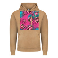 Vintage Camel pink turquoise gemstoes seamless pattern Vintage Hoodie - HRA Design Shop