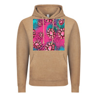 Vintage Coffee pink turquoise gemstoes seamless pattern Vintage Hoodie - HRA Design Shop