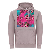 Vintage Zinc pink turquoise gemstoes seamless pattern Vintage Hoodie - HRA Design Shop