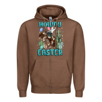 Chestnut howdy easter Zipper Hoodie - MaliasSmallBusiness