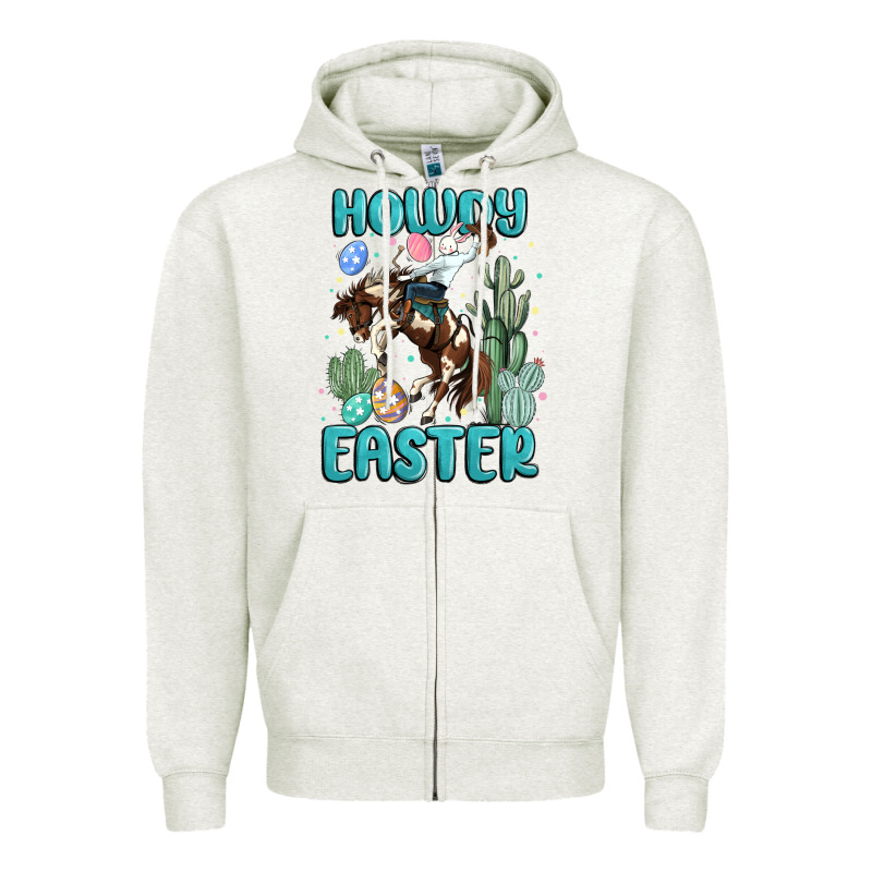 Howdy Easter Zipper Hoodie by MaliasSmallBusiness | Teevron