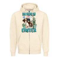 Sandshell howdy easter Zipper Hoodie - MaliasSmallBusiness