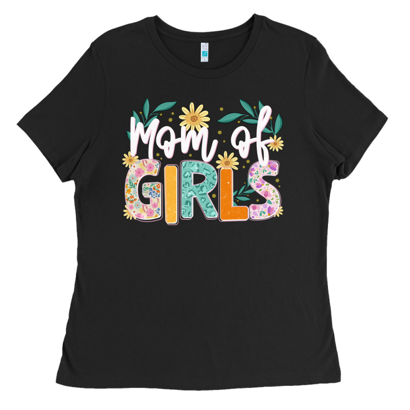 Mom Of Girls Ladies Tee by JahusDesignShop | Teevron