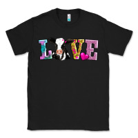 Black love with cow Classic Tee - AdoDesignShop