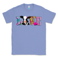Colony Blue love with cow Classic Tee - AdoDesignShop