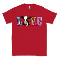 Red love with cow Classic Tee - AdoDesignShop