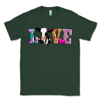 Sports Green love with cow Classic Tee - AdoDesignShop