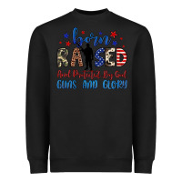 Black born raised and protected by god guns and glory Heavyweight Sweatshirt - JahusDesignShop