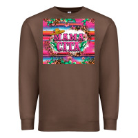 Chestnut mama cita cactus serape Premium Sweatshirt - LillyAllenDesigns