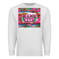 Oatmeal Heather mama cita cactus serape Premium Sweatshirt - LillyAllenDesigns