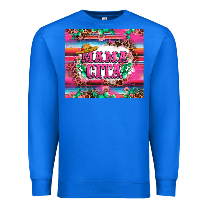 Mama Cita Cactus Serape Premium Sweatshirt by LillyAllenDesigns | Teevron
