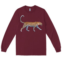 Burgundy leopard Long Sleeve Tee - LillyAllenDesigns