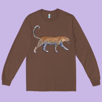 Leopard Long Sleeve Tee Designed By Lillyallendesigns