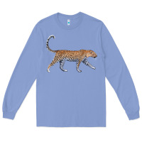Colony Blue leopard Long Sleeve Tee - LillyAllenDesigns