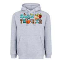 Heather Grey thankful teacher Heavyweight Hoodie - BundleAndBundleShop