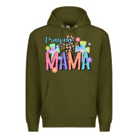Army Green praying mama Premium Hoodie - JahusDesignShop