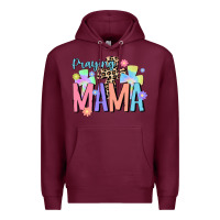Burgundy praying mama Premium Hoodie - JahusDesignShop
