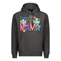 Charcoal Heather praying mama Premium Hoodie - JahusDesignShop