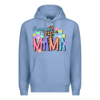 Colony Blue praying mama Premium Hoodie - JahusDesignShop