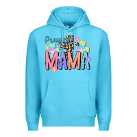Ocean Blue praying mama Premium Hoodie - JahusDesignShop